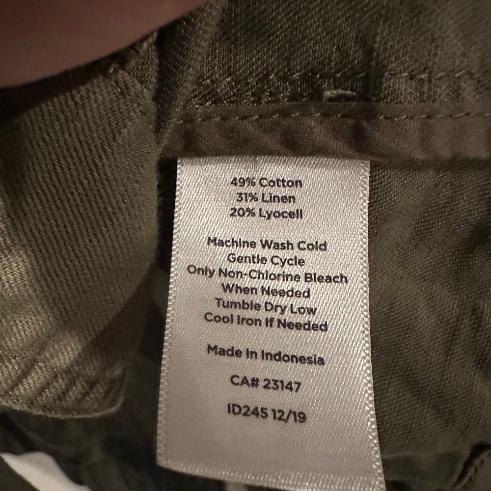 Talbots Green Utility Jacket Women's size Large - Picture 4 of 4